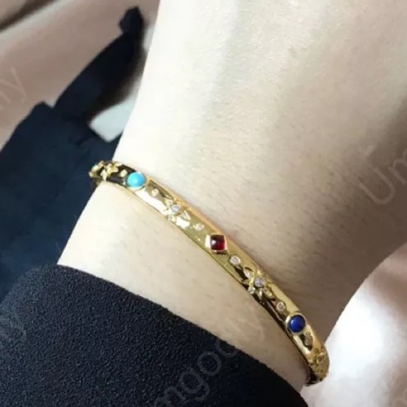 apm Jewelry Apm Gold Bangle Poshmark